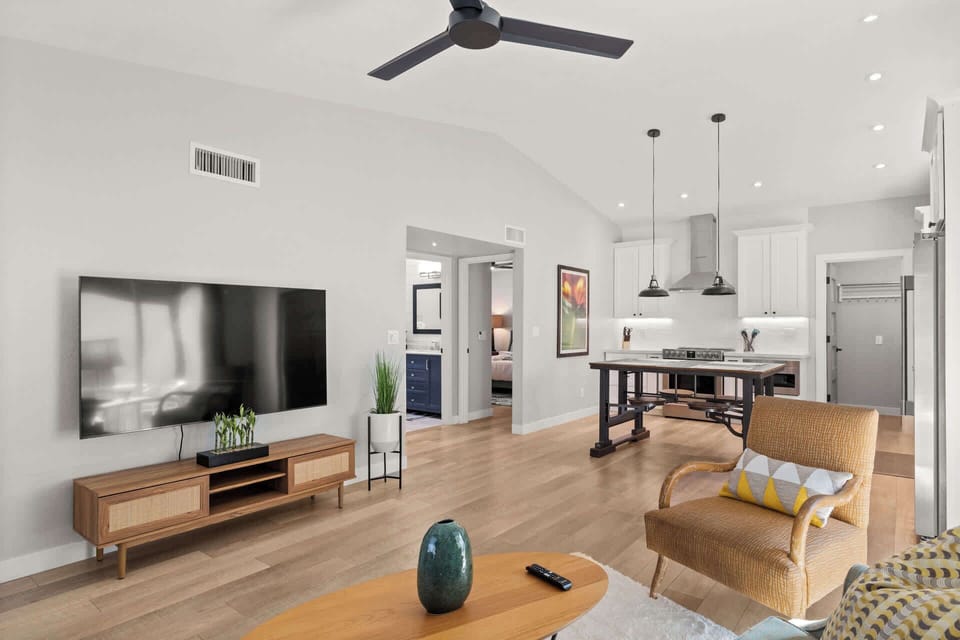 Plenty of space with this modern open floor plan.