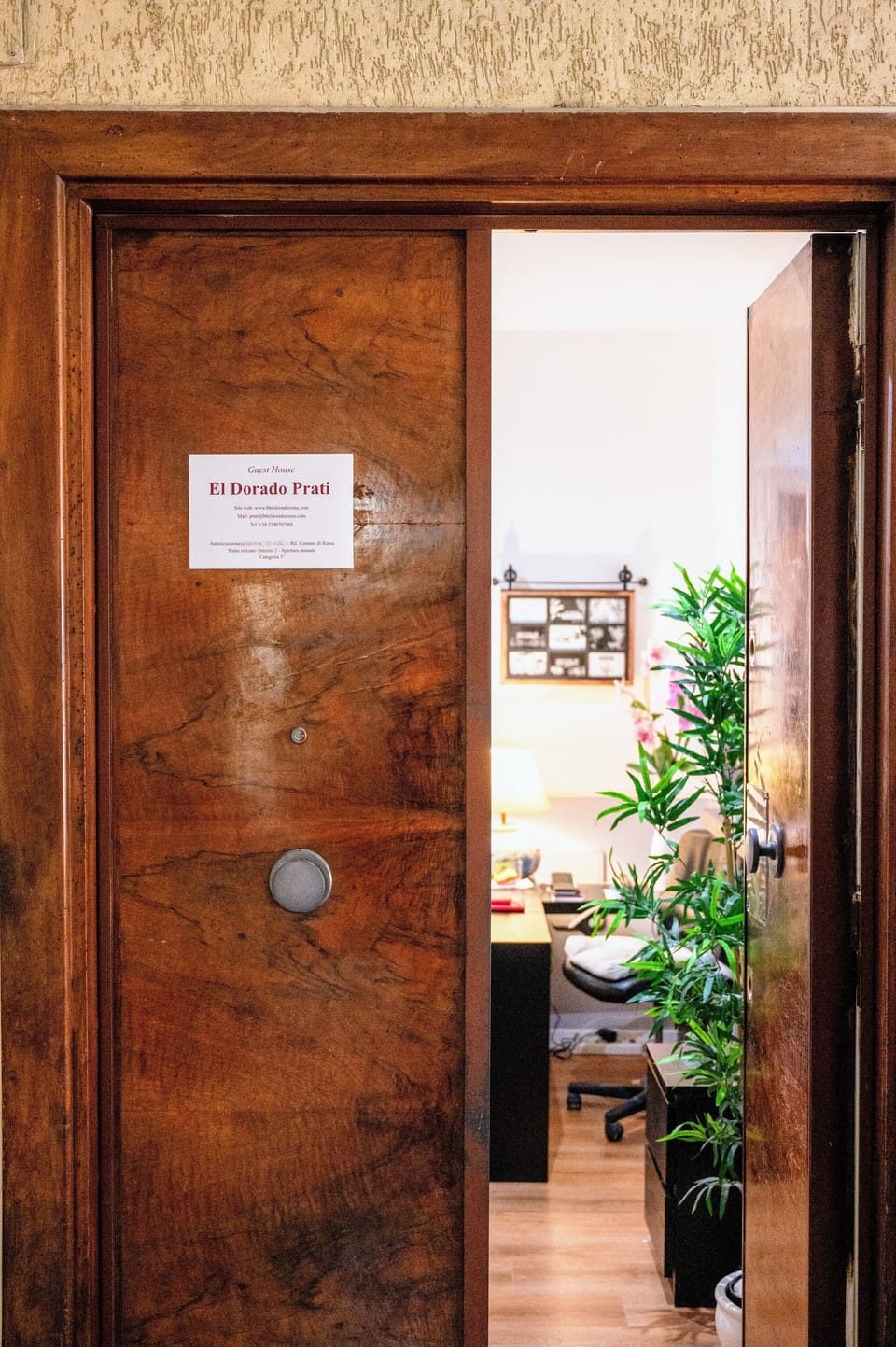 Interior entrance