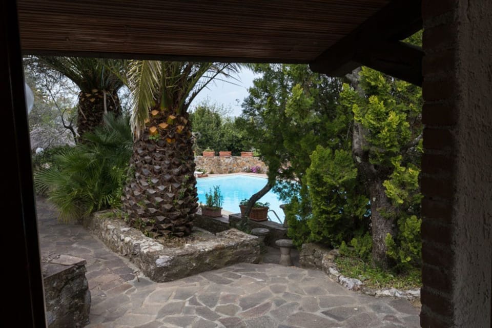 questa la vista dalla porta di ingresso che potrai sempre lasciare aperta