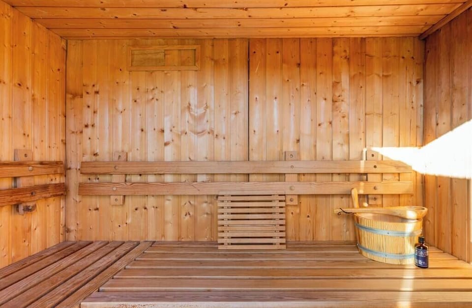 Nothing is more relaxing than a sauna session after a day of picturesque hikes