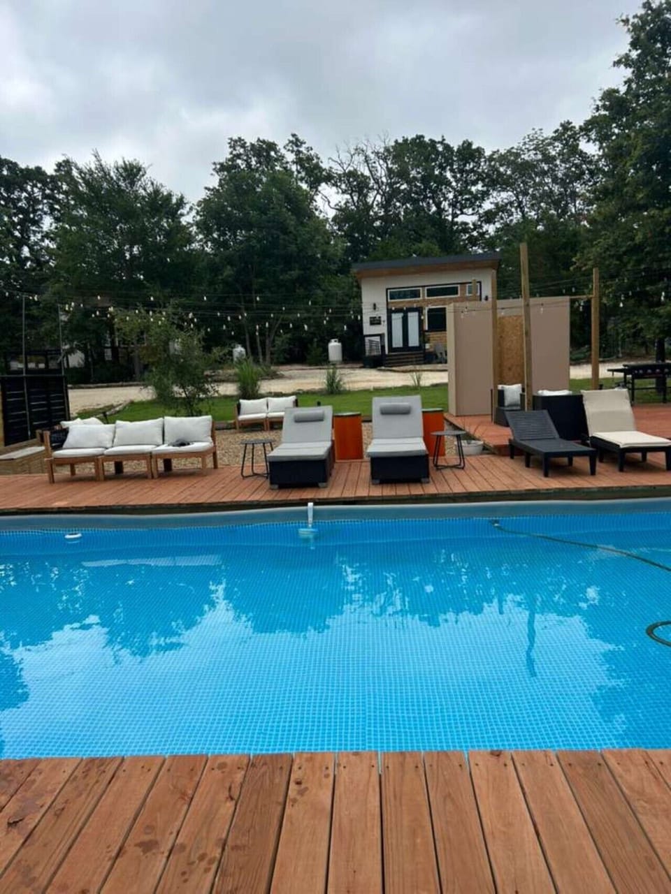 Cozy micro resort stay with shared pool and outdoor BBQ grill