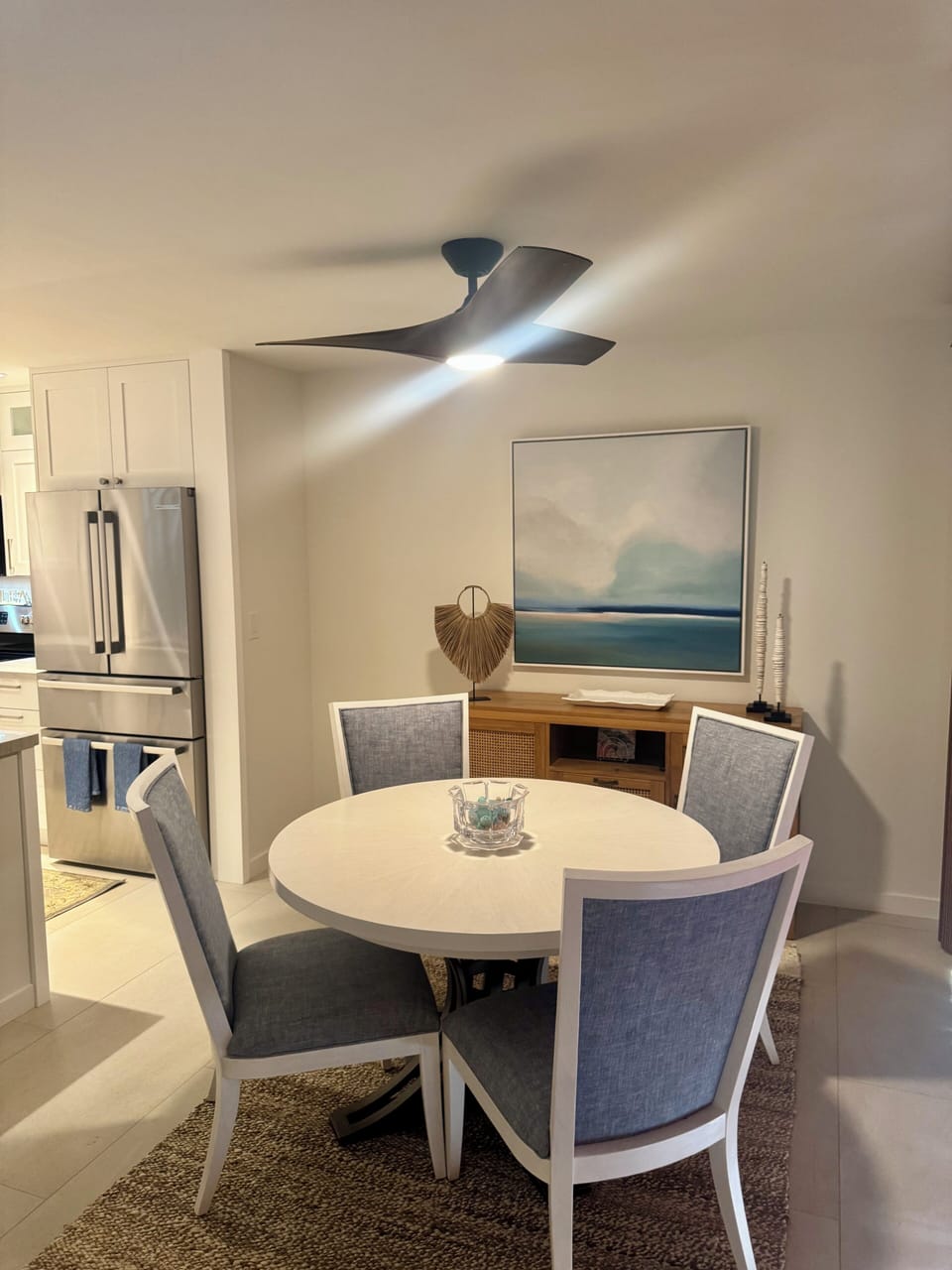 Indoor dining area