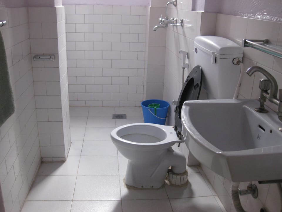Triple Room, Balcony (With Fan) | Bathroom | Shower, free toiletries, hair dryer, slippers