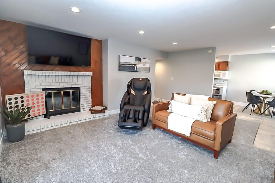 Relaxing view of the living room.