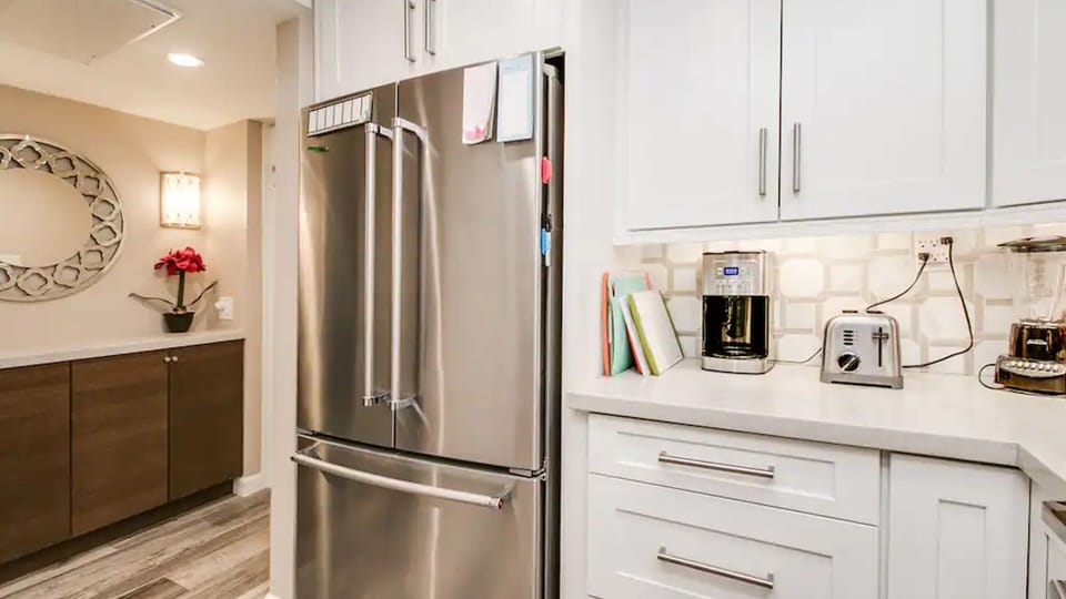 Studio (2 Bedrooms) | Private kitchen | Fridge, microwave, oven, blender