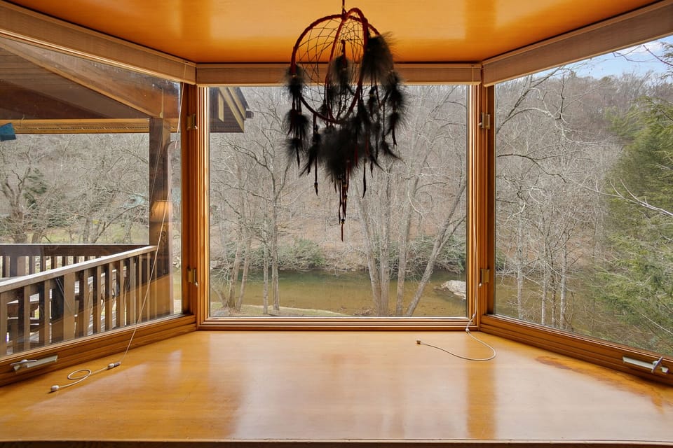 River View From the Master Bedroom Bay Window