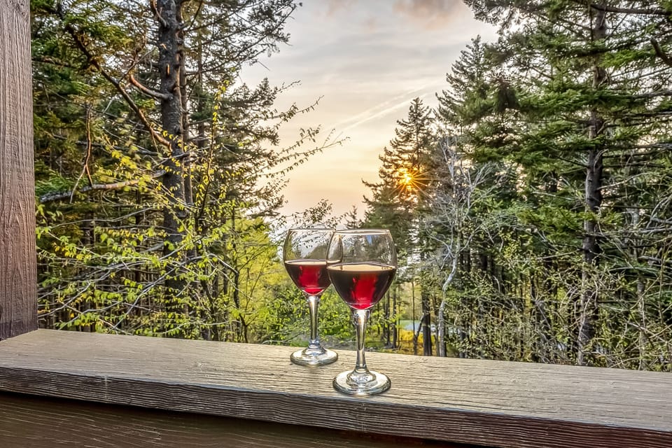 Savor the fresh mountain air and soak in the stunning surroundings from the deck