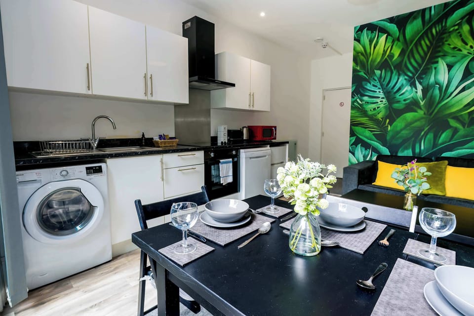 Open-plan living area