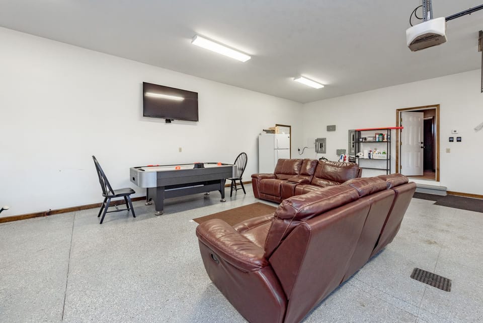 Game Area in Garage. Air Hockey Table no longer available.