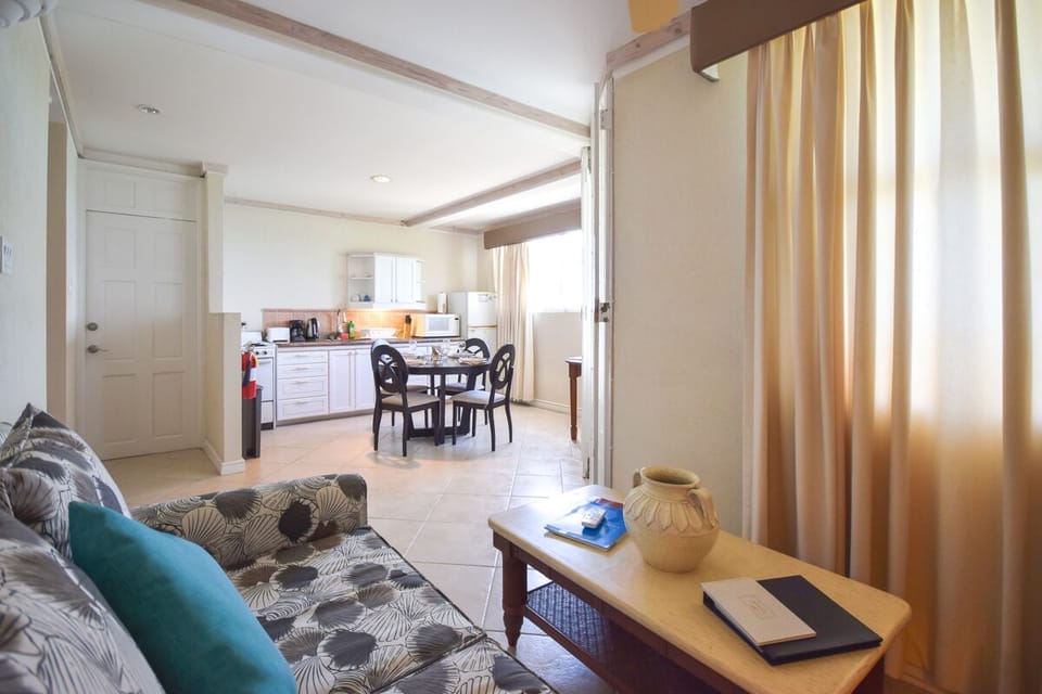 Open plan living and kitchen area