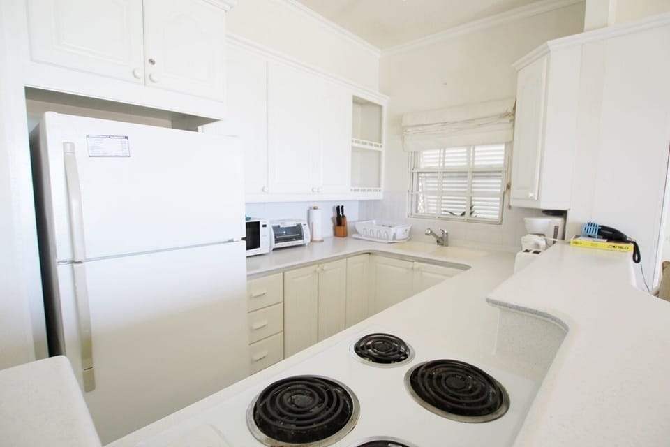 Fully outfitted kitchen