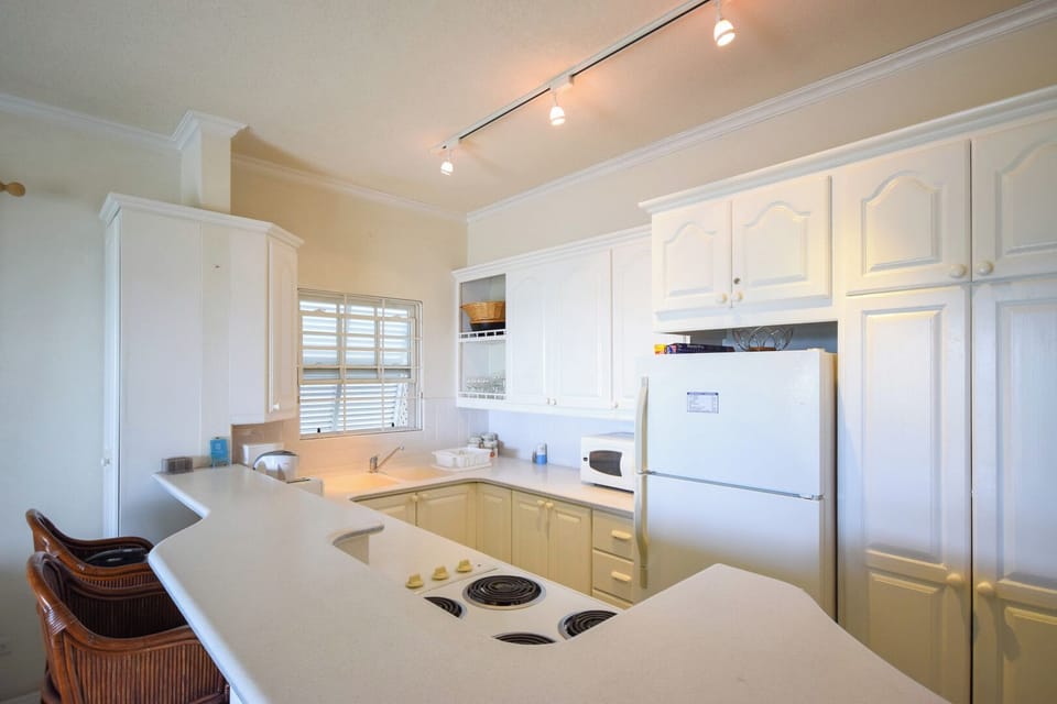 Fully outfitted kitchen