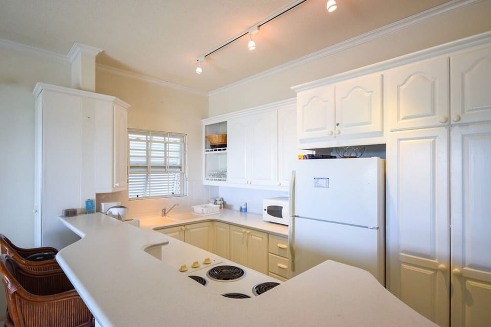 Fully outfitted kitchen