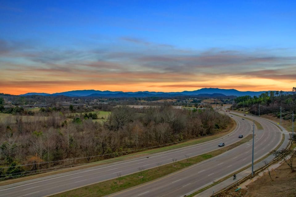 The view from our balcony - the perfect place to unwind, recharge, and reconnect with nature. Avoid the traffic on the Parkway by taking Veterans Blvd