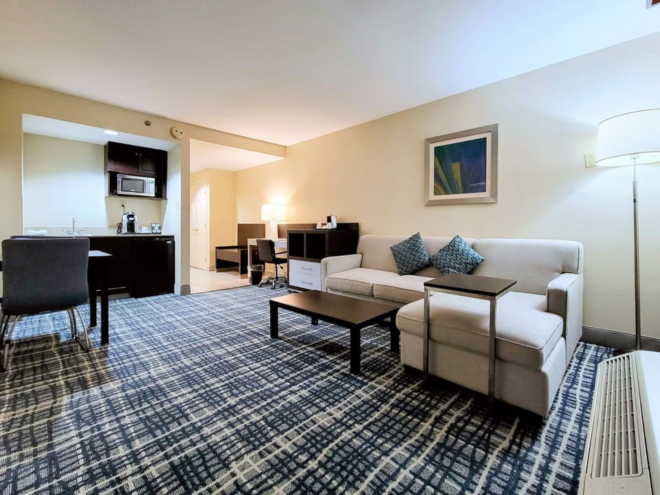 Suite, 1 King Bed with Sofa bed (Additional Living Area) | Hypo-allergenic bedding, in-room safe, individually furnished, desk