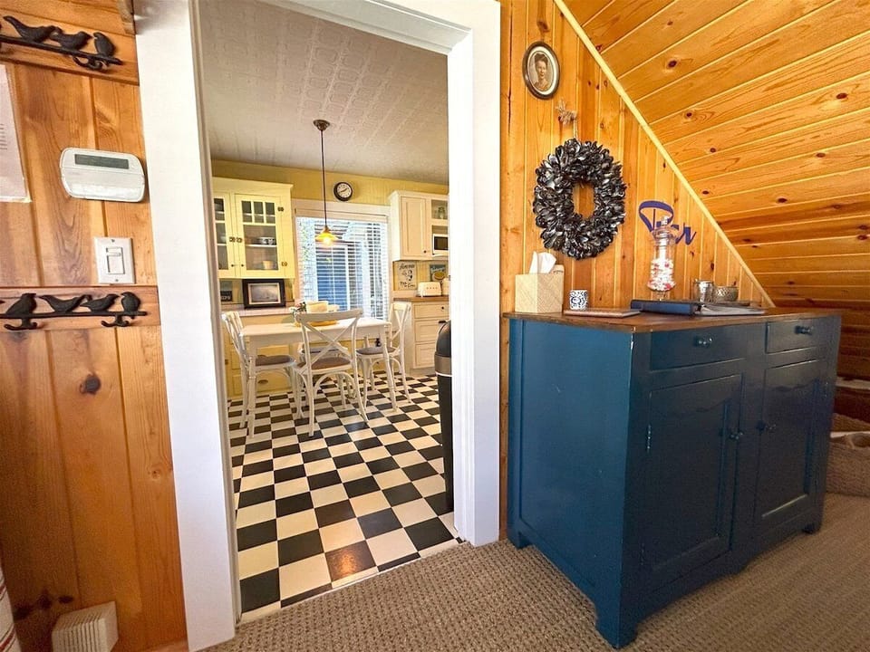 Entry to Kitchen at Cornell Cottage