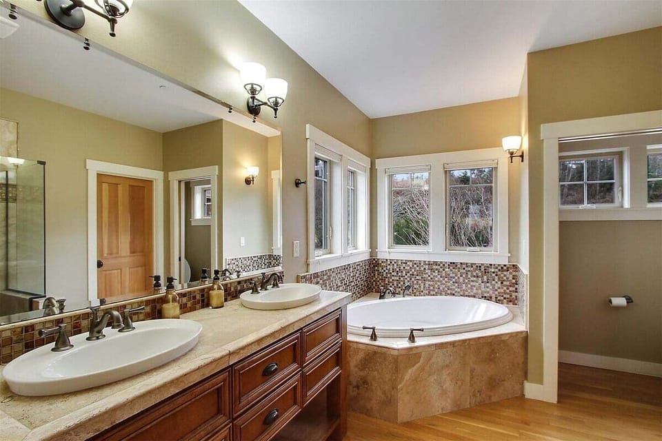 Primary Bathroom at Seascape Retreat