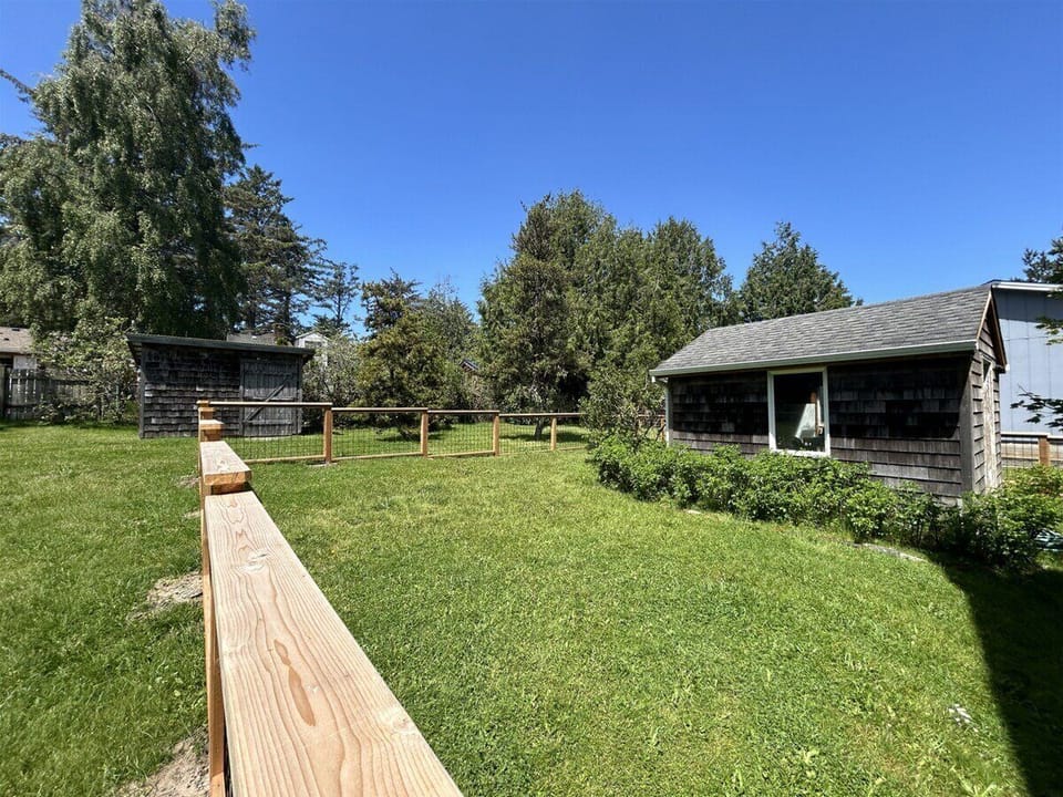 Fully Fenced Backyard at The Barn