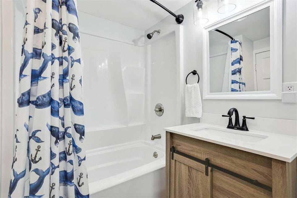Bathroom at Clark Cabin
