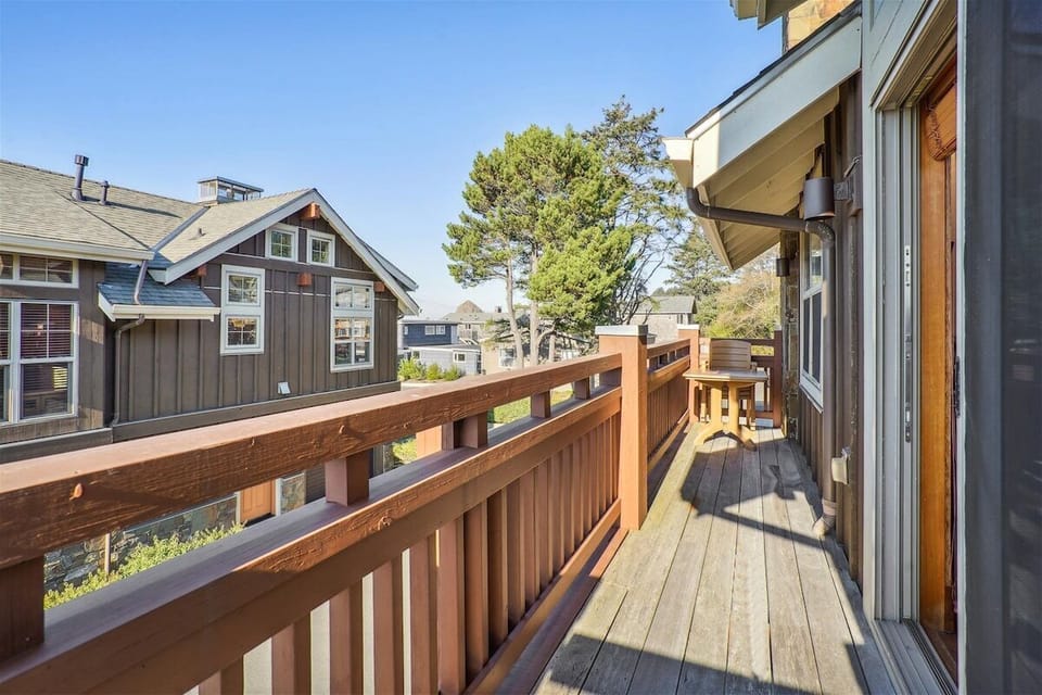 Upstairs Deck off the Dining Area at The Lodges C2
