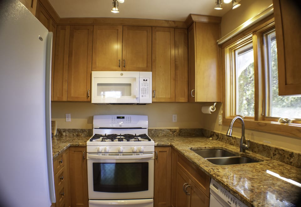 Fully stocked kitchen