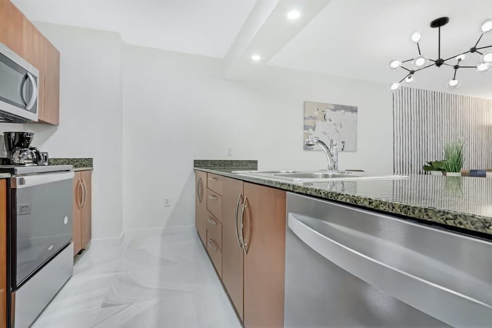 Fully-equipped kitchen.