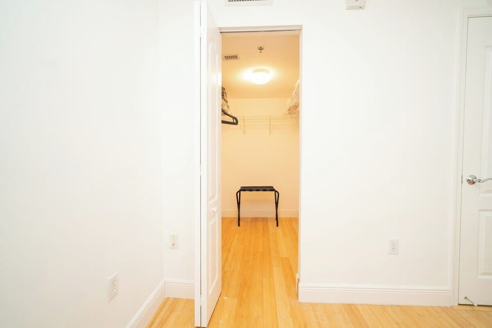 Master bedroom closet