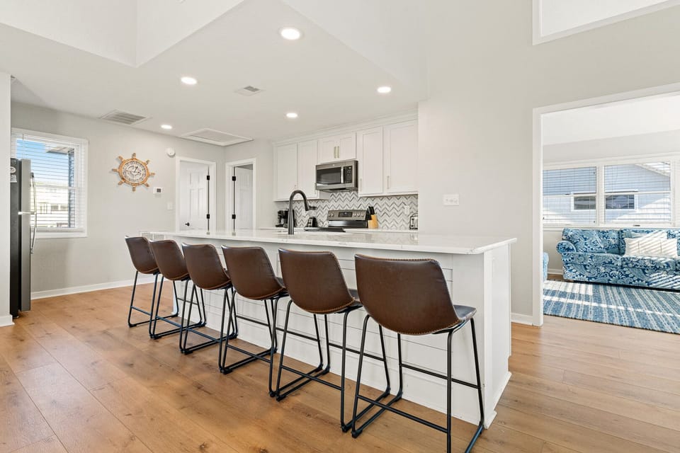 Bar Seating Area in Kitchen on Third Level