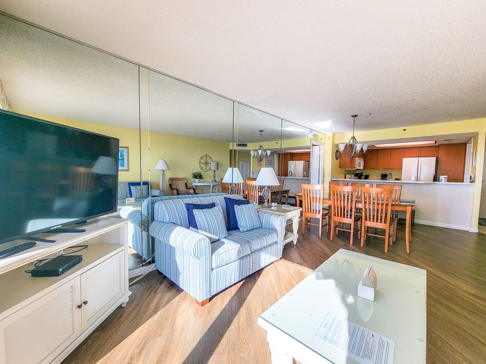Living Room and Kitchen Area