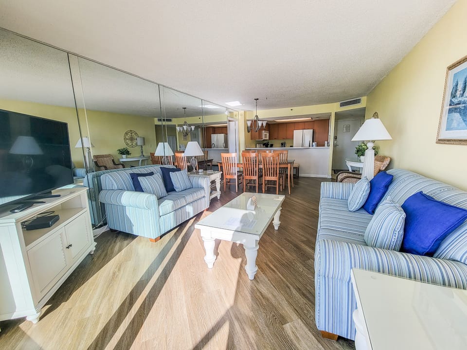 Living Room & Kitchen area from balcony