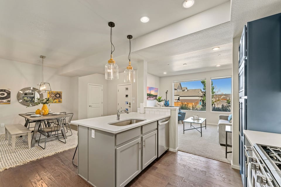 Townhome, Multiple Beds, Patio, Garden View | Private kitchen | Coffee/tea maker, fridge, microwave