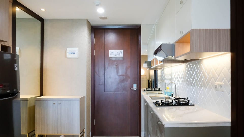 Apartment, 1 Bedroom | Private kitchen | Fridge, stovetop, cookware/dishes/utensils
