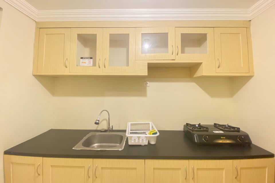 Apartment, 2 Bedrooms | Private kitchen | Fridge, stovetop, rice cooker, cookware/dishes/utensils