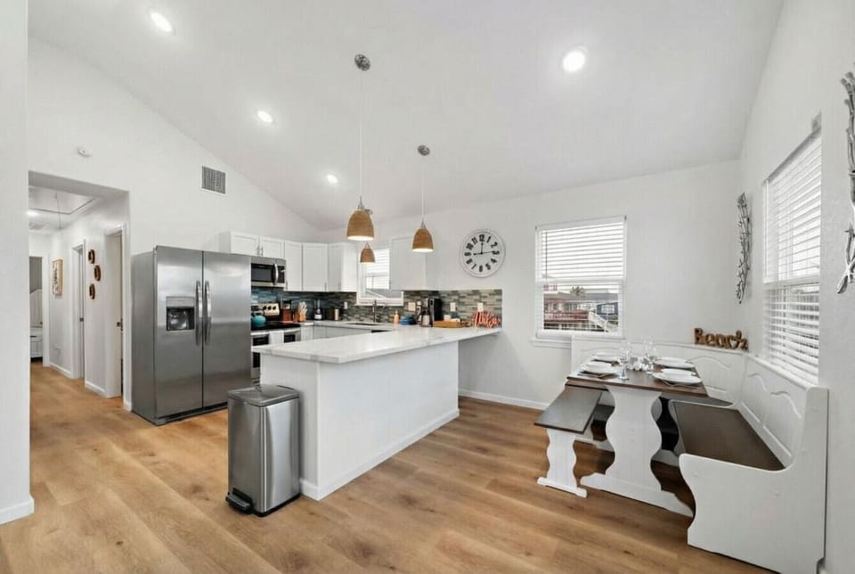 Whip up delicious meals in this charming kitchen