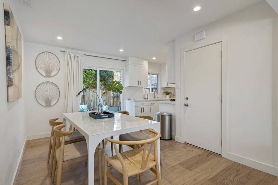 Enjoy the view of the yard from the inside.