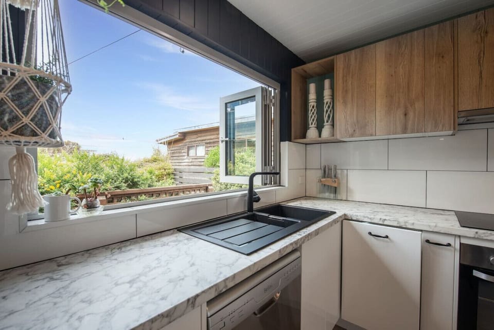 Kitchen servery.