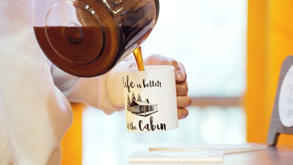 Any time is a good time to grab another cup of coffee...