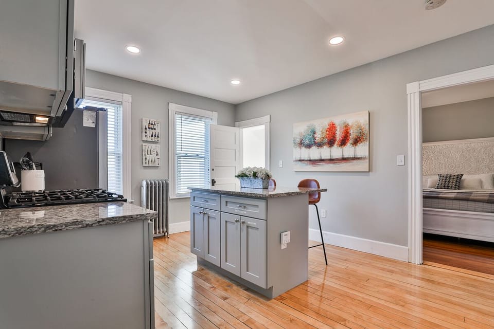 Kitchen and Island