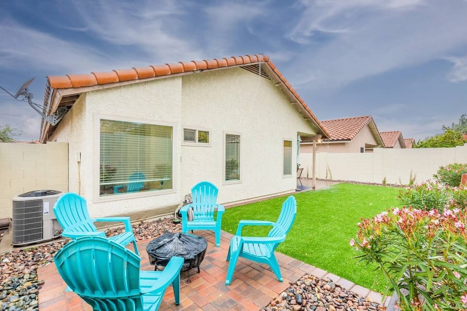 Gather around the fire pit for stories and marshmallow roasting fun. ~ Perfect Staycation