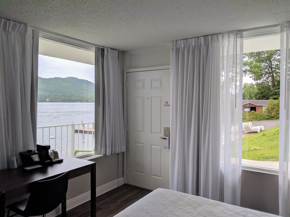 Room, 2 Queen Beds, Lake View, Beachfront | Egyptian cotton sheets, premium bedding, blackout drapes