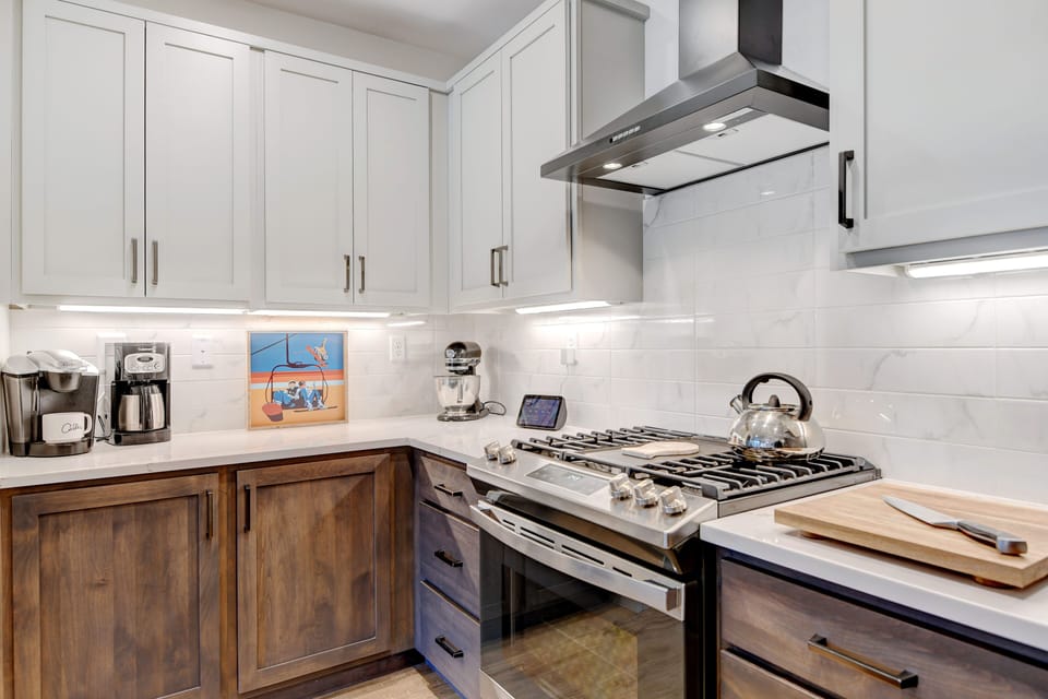 Kitchen Area with High End Appliances
