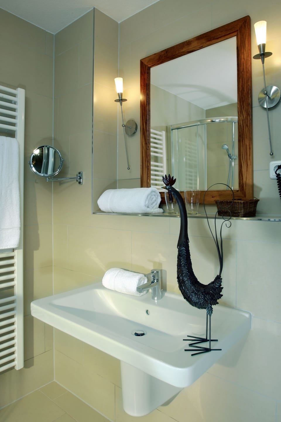 Deep soaking tub, free toiletries, hair dryer, bidet