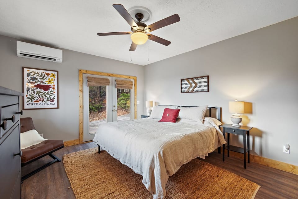 Private Outdoor Access from the Queen Bedroom