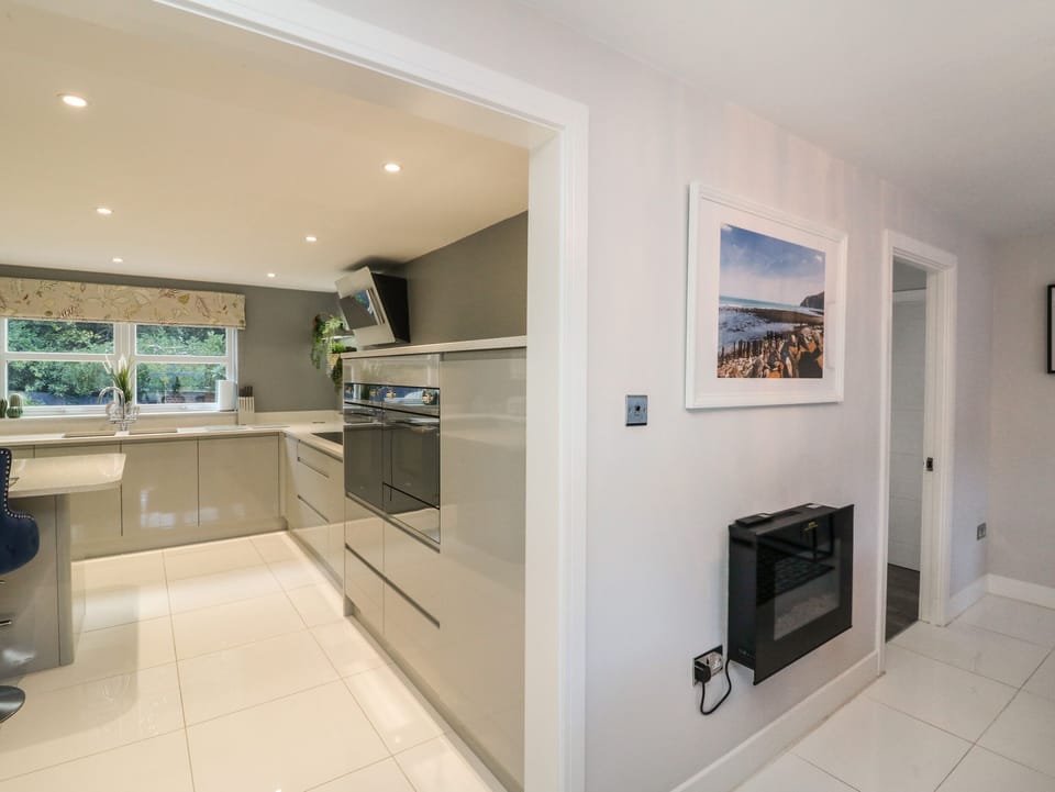 Fridge, dishwasher, electric kettle, toaster