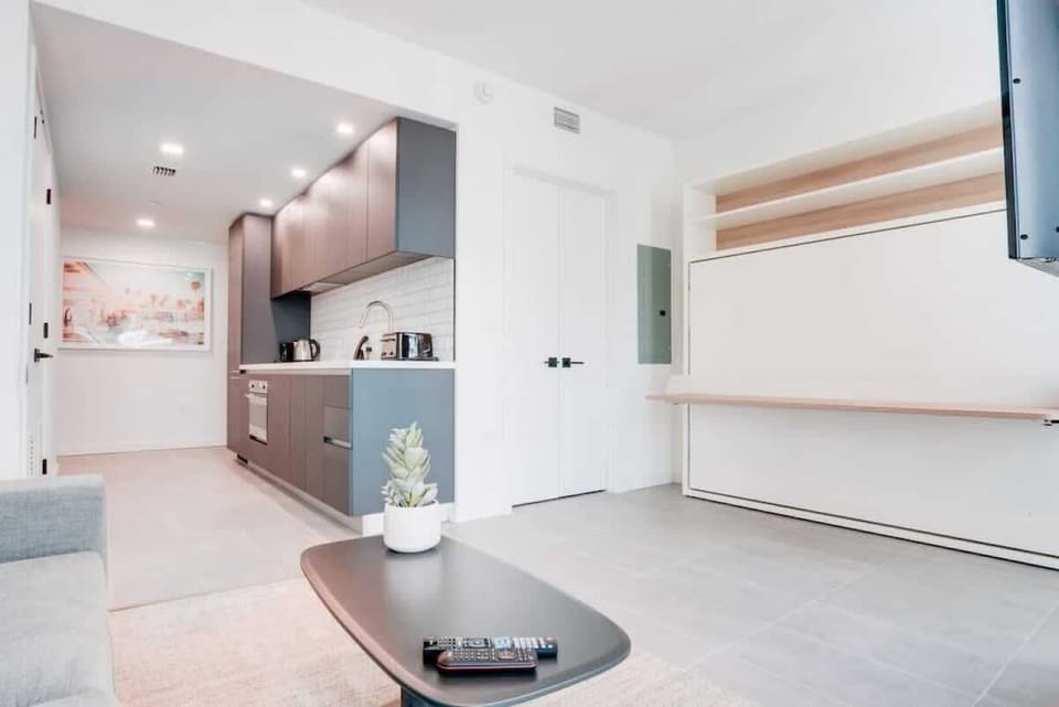 Modern open concept living space