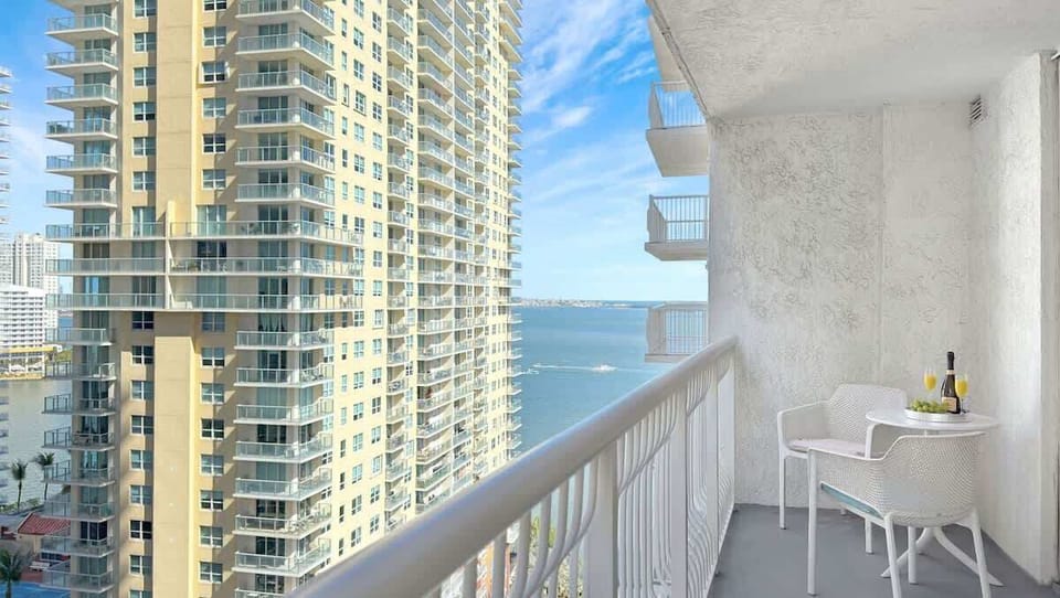 Stunning views from your private balcony