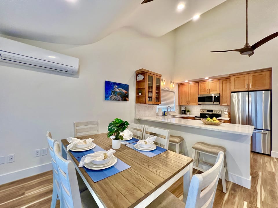 Split a/c in the dining area