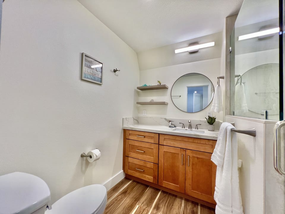 Ensuite guest bathroom