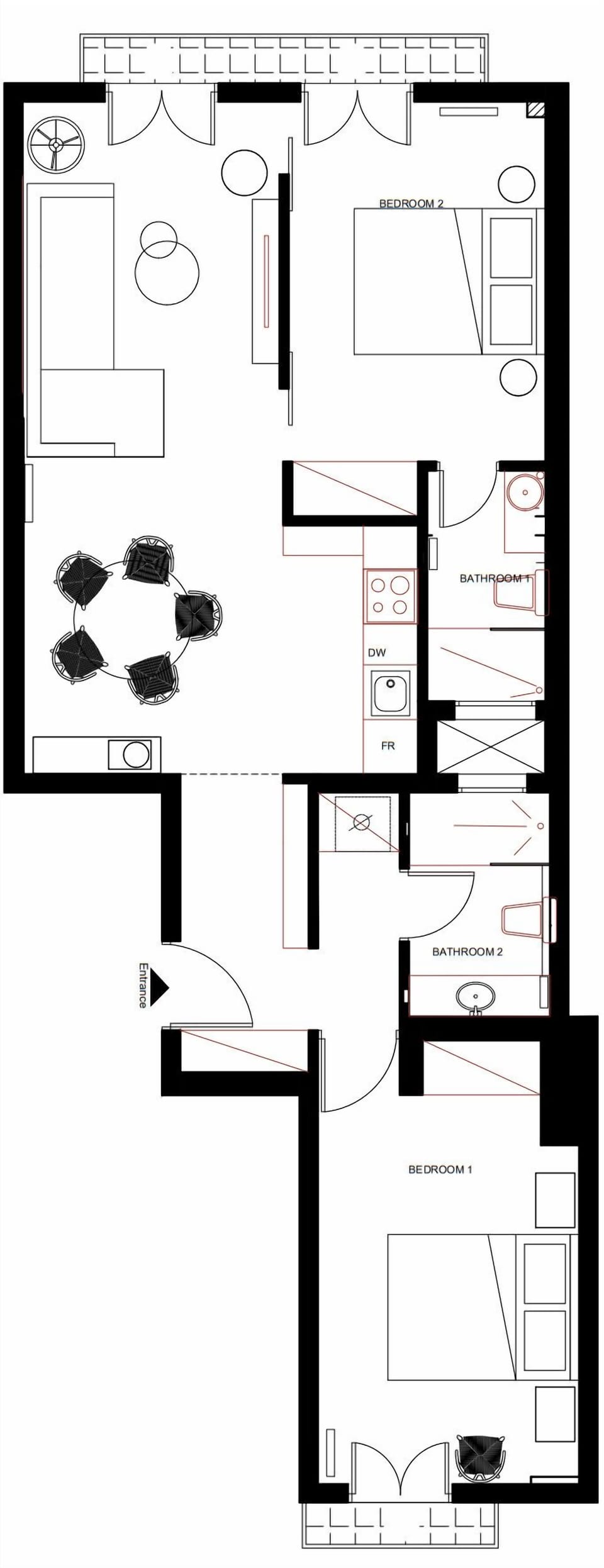 Superior Apartment | Floor plan