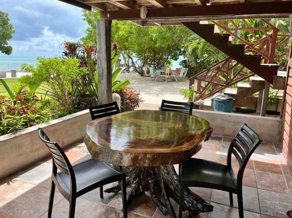 You cannot beat this view from your outdoor dining